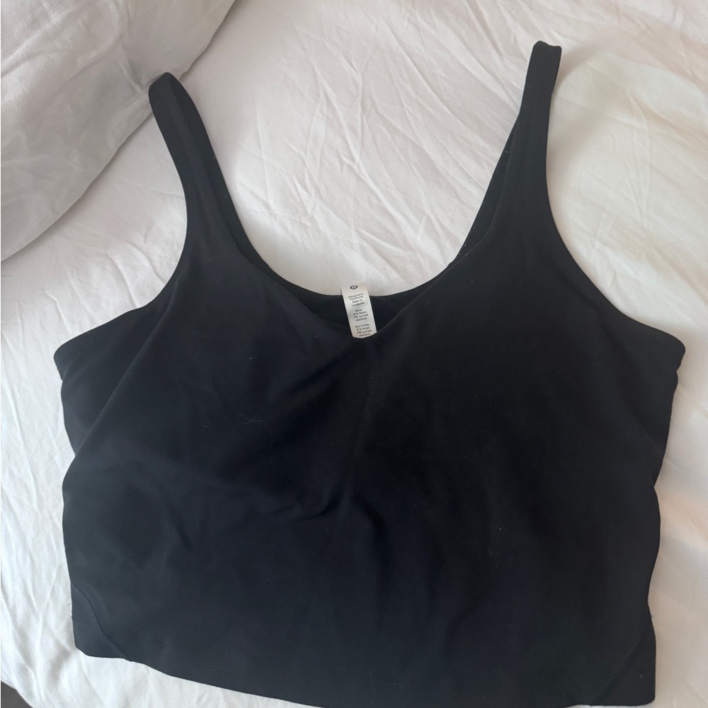 lululemon athletica Black Tank Top